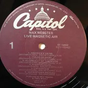 LP - Max Webster - Live Magnetic Air