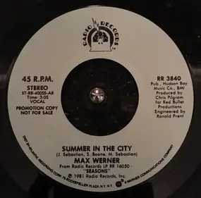 Max Werner - Summer In The City