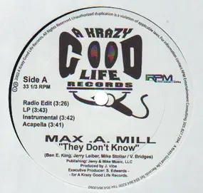 Max. A. Mill. / Fred Rat - They Don't Know / Walk Like Thugsters