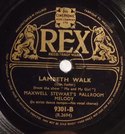 Maxwell Stewart's Ballroom Melody - Palais Glides / Lambeth Walk