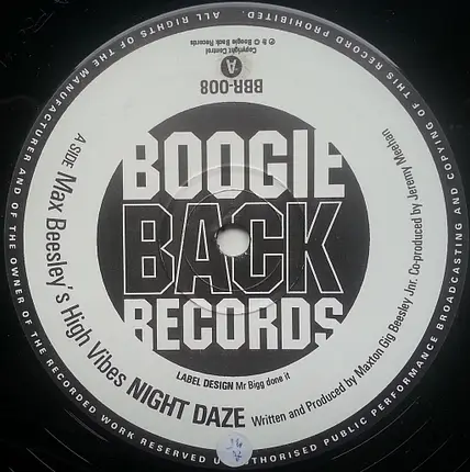 Max Beesley's High Vibes - Night Daze / Painful Truths