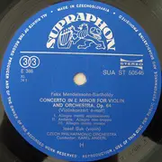 LP - Max Bruch / Mendelssohn - Concerto In G Minor / Concerto In E Minor (Josef Suk)