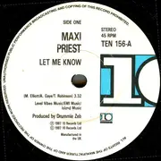 7inch Vinyl Single - Maxi Priest - Let Me Know