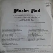 7'' - Maxim Rad - No Tuvo Cerebro