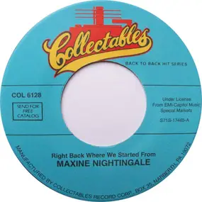 Maxine Nightingale - Right Back Where We Started From / Wildflower