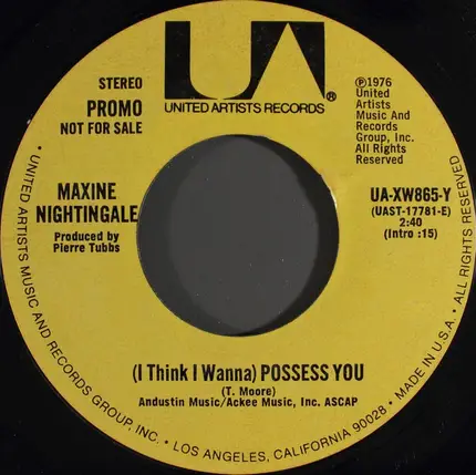Maxine Nightingale - (I Think I Wanna) Possess You