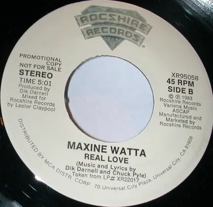 Maxine Watta - Real Love / I've Been Loving You Too Long