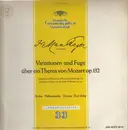 LP - Max Reger - Variationen und Fuge über ein Thema von Mozart op.132