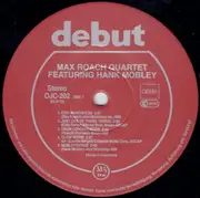 LP - The Max Roach Quartet Featuring Hank Mobley - The Max Roach Quartet Featuring Hank Mobley