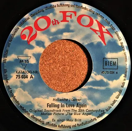 May Britt - Falling In Love Again