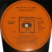 LP - Maynard Ferguson - Alive & Well In London