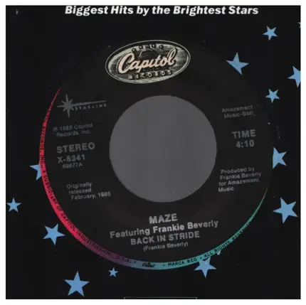 Maze Featuring Frankie Beverly - Back In Stride