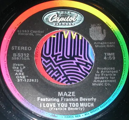 Maze Featuring Frankie Beverly - I Wanna Thank You