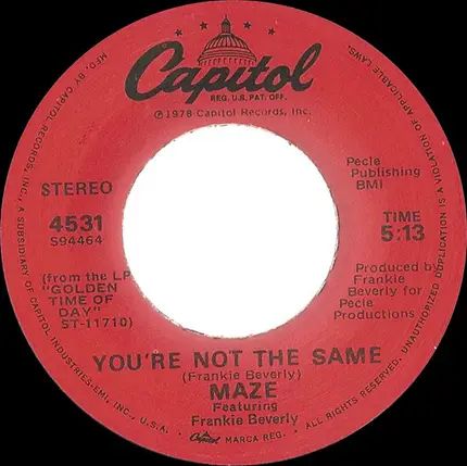 Maze Featuring Frankie Beverly - Workin' Together