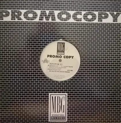MBG & DJ Rame & Alkemy & DJ Uovo - Peter Pan EP