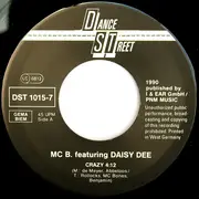 7inch Vinyl Single - MC B Featuring Daisy Dee - Crazy