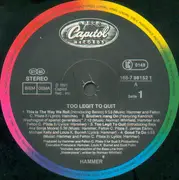 Double LP - MC Hammer - Too Legit To Quit
