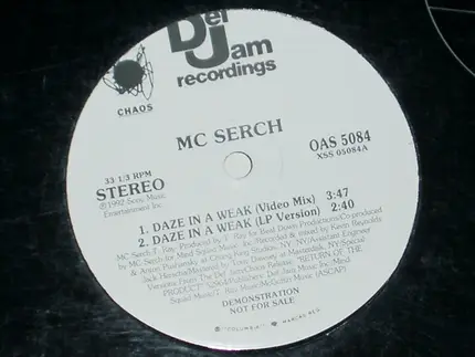 mc serch - daze in a weak