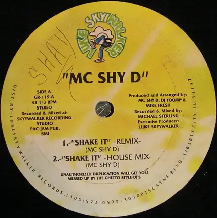 MC Shy D - Shake It (Remix)