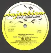 12inch Vinyl Single - MC Shy D - Rapp Will Never Die