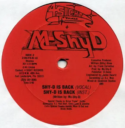 MC Shy D - Shy D Is Back