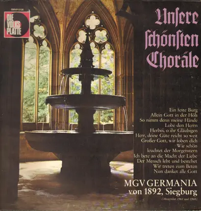 MGV Germania - Unsere schönsten Choräle