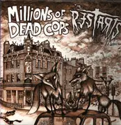 LP - MDC / The Restarts - Mobocracy - White and Orange on Brown Splatter