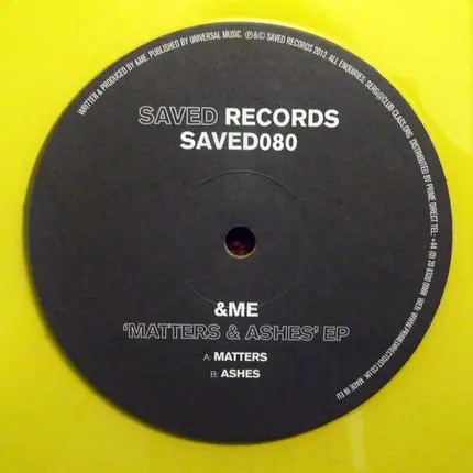 &Me - Matters & Ashes EP