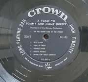 LP - Members Of The Dorsey Orchestra - A Toast To Tommy And Jimmy Dorsey