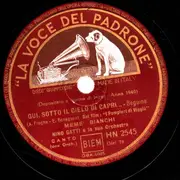 Schellack - Meme Bianchi / Minno Gatti - Bolero / Qui, Sotto Il Cielo Di Capri