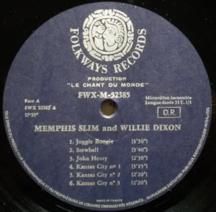 Memphis Slim And Willie Dixon - And Willie Dixon