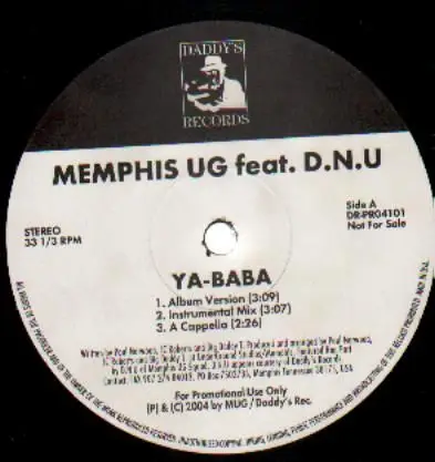 Memphis UG Feat. D.N.U. - Ya-Baba