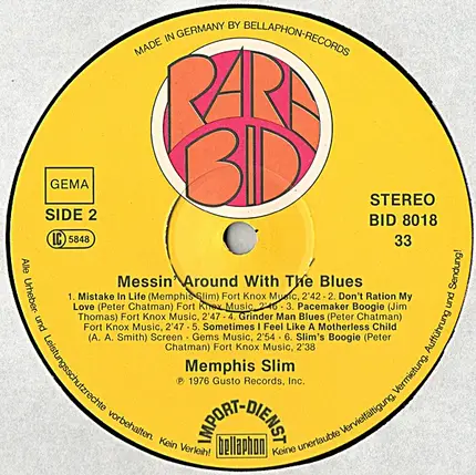 Memphis Slim - Messin' Around with the Blues