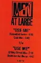 12'' - Men At Large - Use Me