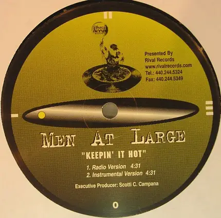 Men At Large - You Just Gotta Believe In Me / Keepin' It Hot
