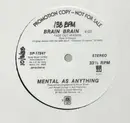 12'' - Mental As Anything - Brain Brain (Promo) - Promo