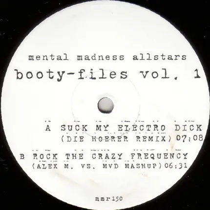 Mental Madness Allstars - Booty-Files Vol. 1