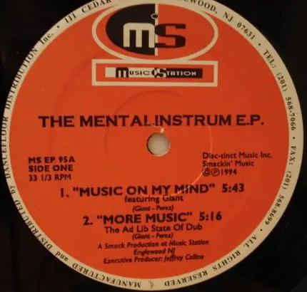 Mental Instrum - The Mentalinstrum EP