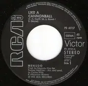 7inch Vinyl Single - Menudo - Like A Cannonball