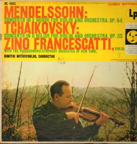 Mendelssohn-Bartholdy - Concerto In E Minor For Violin And Orchestra / Concerto In D Major For Violin And Orchestra