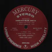 LP - Mendelssohn-Bartholdy / Chopin - Cello Sonata In D Major · Cello Sonata In G Minor - 180g