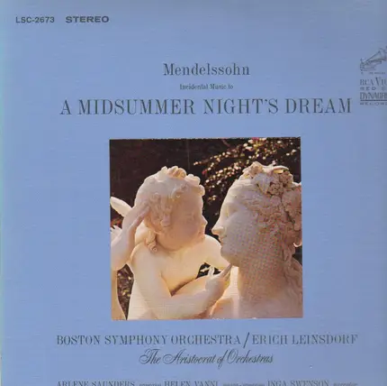 Mendelssohn / Leinsdorf - Incidental Music To A Midsummer Night's Dream