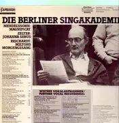 LP - Mendelssohn Bartholdy, Reichardt a.o. /Staatskapelle Berlin, Dietrich Knothe a.o. - Die Berliner Singakademie - DMM