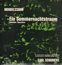 LP - Mendelssohn -  Carl Schuricht - Ein Sommernachtstraum / Hebriden-Ouvertüre - Mono / Flipback