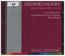 CD - Mendelssohn - Piano Concertos Nos. 1 & 2
