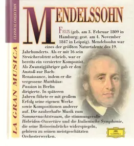 Felix Mendelssohn-Bartholdy - Sinfonie Nr. 4 'Italienische' / Ouvertüre 'Die Hebriden' / Ein Sommernachtstraum (Auszüge)