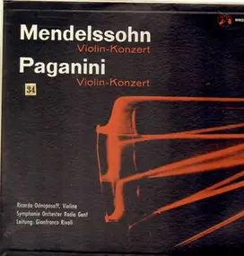 Felix Mendelssohn-Bartholdy - Violin-Konzerte,, R. Odnoposoff, Symphonie Orch Radio Genf, G. Rivoli