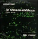 LP - Mendelssohn - Ein Sommernachtstraum, Hebriden-Ouvertüre,, Carl Schuricht