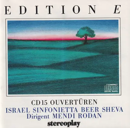 Mendi Rodan , The Israel Sinfonietta - Editione E CD 15 - Ouvertüren
