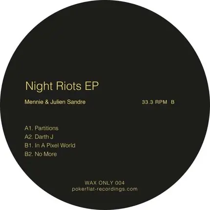 Mennie /Julien Sandre - Night Riots EP